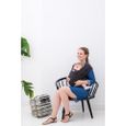 Écharpe de portage - Babylonia Baby Carriers - Tricot-Slen Design - 100% coton organique - Noir-3