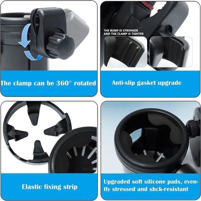 Porte-gobelet universel pour poussette, bouteille pour vélo, tapis Porte-gobelet universel pour poussette, bouteille pour vélo, tapis