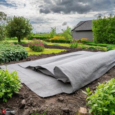 Géotextile Polypropylène 1x25 M – 100 G/m² Pour Allées, Sous Gravier, Anti-mauvaises Herbes