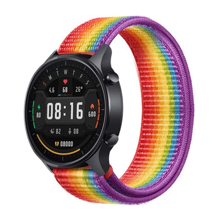 Tapez 19 pour TicWatch E Bracelet boucle en nylon pour Xiaomi MI