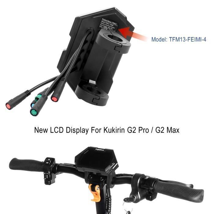Tableau de Bord pour Trottinette électrique - Kugoo Kirin M4 et M4 Pro - Noir - 6 aiguilles. - Sport Tableau de Bord pour Trottinette électrique - Kugoo Kirin M4 et M4 Pro - Noir - 6 aiguilles. - Sport