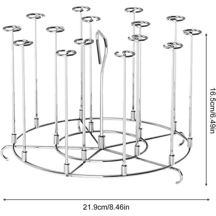 Soporte de brocheta artístico forma de serpiente