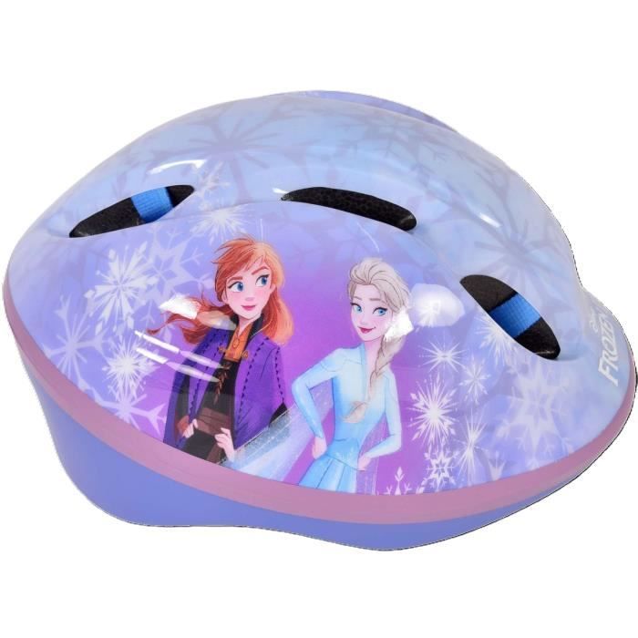 Velo enfant fille 16 Reine des Neiges Frozen equipe de 2 freins Porte Poupee Panier avant Stabilisateurs et Casque Frozen