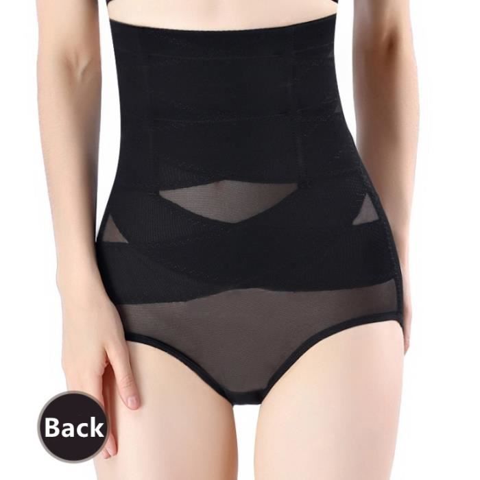 Femme Culotte Sculptantes Ceinture de Sudation Taille Haute Gaine