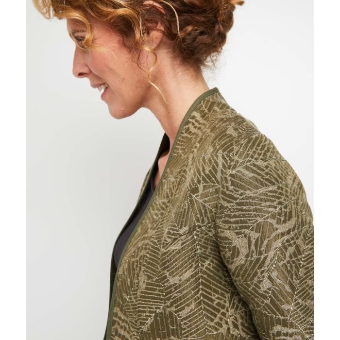 Veste jacquard femme discount