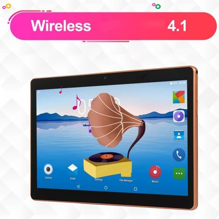 V10 classique tablette 10.1 pouces HD grand écran  – Grandado