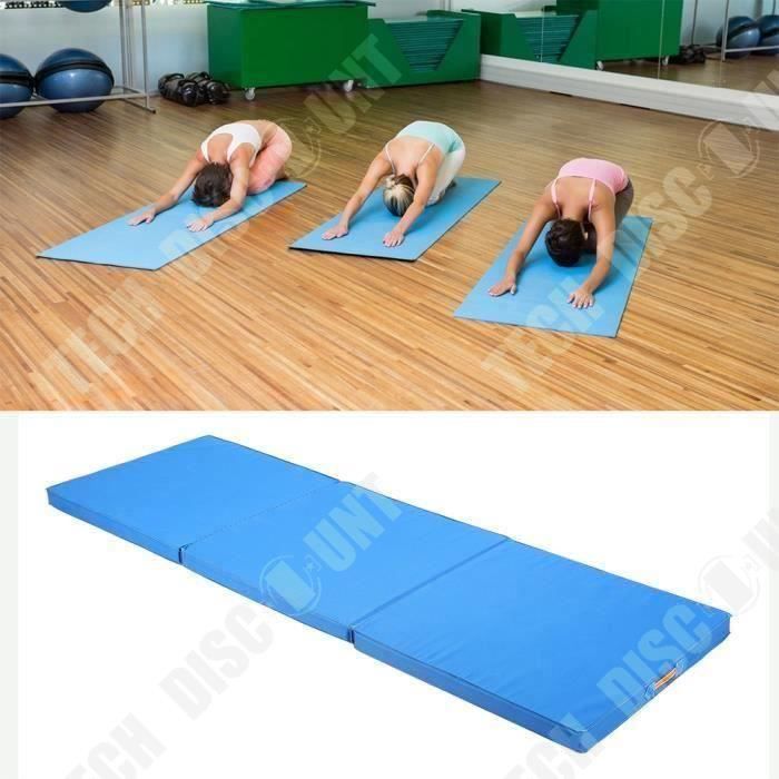 Tapis de sol Pliable Sport Fitness Gymnastique Yoga Musculation