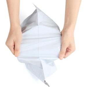 Lot 100 Sacs D'Expédition Auto-Adhésifs 30,5 X 22,9 Cm Gris Opaque | Sachets Plastique Solides Pour Vêtements, Textile & E-commerce