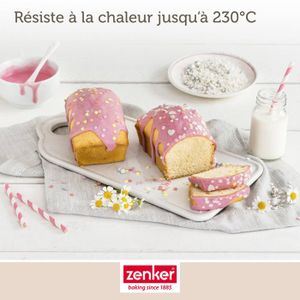 Lot De 5 Moules à Cake En Carton Ciré - Multicolore - 22,5x7x5,5 Cm - Allant Au Four