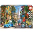 EDUCA - Puzzle - 4000 The old streets of Paris-0