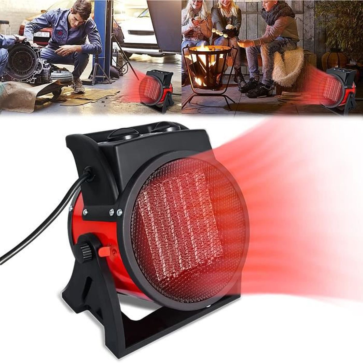 KEREN - Radiateur électrique à Panneau rayonnant - Blanc | Avenir Rénovations