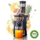 KOTEZU Extracteur de Jus de Fruits et Légumes - Sans BPA - 95 % de Rendement en Jus - Grande Bouche 80 mm - 250W - Bleu Marine