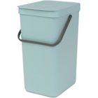 BRABANTIA Poubelle Waste Bin Sort & Go 16 L menthe