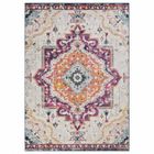 UN AMOUR DE TAPIS Tapis Vintage Oriental 120x170 cm - LYN3 MED - Couleur : multicolore violet orange bleu