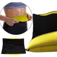 Taille Trainer pour Femme Ventre Plat Ceintures de Sudation Bandage Ventre Wrap pour la Perte de Poids Minceur Sport, Noir