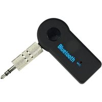 Récepteur Bluetooth Adaptateur Audio sans Fil Voiture avec Micro Intégré et Sortie Stéréo Aux Jack 3,5mm