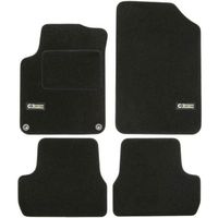 Tapis De Sol Sur Mesure Velours Noir Pour DS3 2009-2015 – Ajustement Parfait, Antidérapant, Renfort Pédale