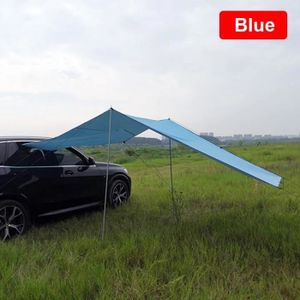 ACCESSOIRE AUVENT-STORE Bleu - 300X150cm - Auvent de camping en plein air,