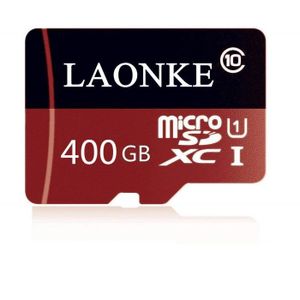 Carte Micro SD Classe 10 256 Go Haute Vitesse Carte Micro SD SDXC avec adaptateur SD