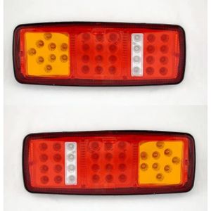 Acheter 2 pièces sans fil magnétique LED camion feu arrière remorque feu  arrière Signal avertissement feu stop pour caravanes camping-cars camion  caravane RV