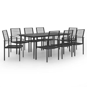 Ensemble table et chaise de jardin TENDANCES 2021 - Ensemble Table à manger de 8 à 10
