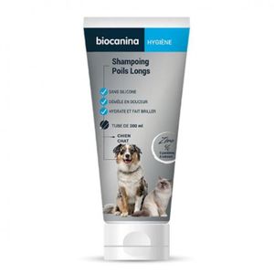 SHAMPOING - MASQUE Biocanina Shampooing Poils Longs Chien et Chat 200