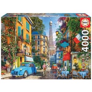 PUZZLE EDUCA - Puzzle - 4000 The old streets of Paris