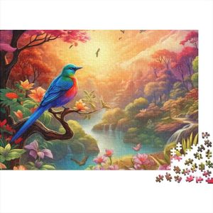 PUZZLE Puzzle Adultes 1000 Pieces Oiseaux Et Fleurs Puzzl