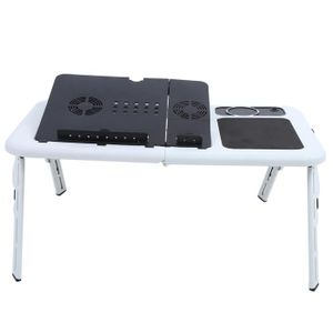 Shot - Support Lit avec Ventilateur pour PC FUJITSUÂ Table Reglable Pliable  Canape (NOIR) - Support et Bras - Rue du Commerce