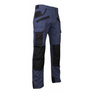 Pantalon de travail classique gris et noir Homme ,marque LMA