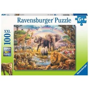 PUZZLE Puzzle enfant Ravensburger - Afrique savane - 100 