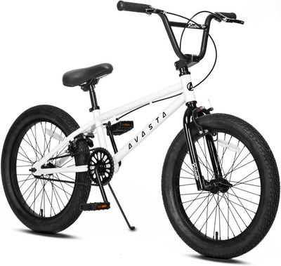 AVASTA Vélo BMX freestyle de 20 pouces pour enfants de 6-14 ans