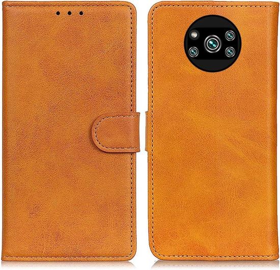 Housse Portefeuille Zippée En Simili Cuir Pour Xiaomi Poco X3 Pro, X3, M3 - Support Rabattable