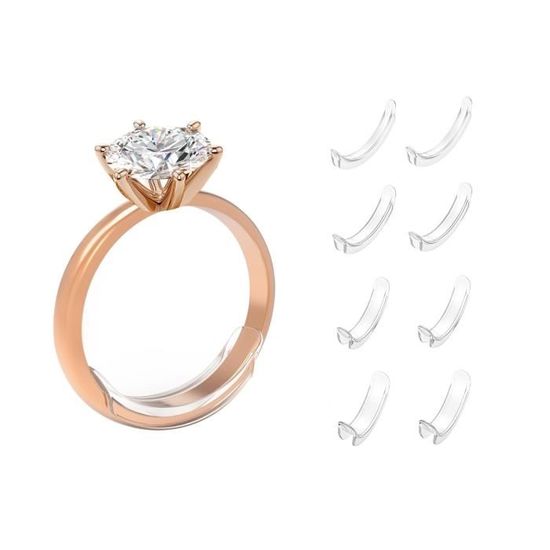 Réducteur De Bague En Or Laminé - Clip Ajusteur Pour Réduire La Taille D'une Alliance Ou Bague
