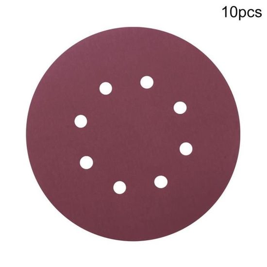 30 Disques Abrasifs Auto-agrippants 180mm Grain 36 - Pour Ponceuse Excentrique, Oxyde D'aluminium Qualité !