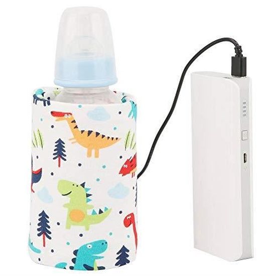 Chauffe-biberon Chauffe-biberon USB Chauffe-biberon Rechargeable par USB Chauffe-biberon Pour bébé Chauffe-biberon portable Rose Pour l/'extérieur Avec thermostat Chauffe-biberon