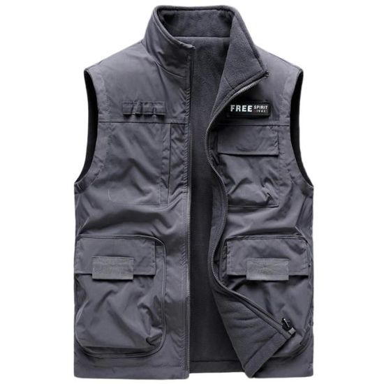 Veste gilet de pêche Simms homme XXL hexagonal camouflage tempête