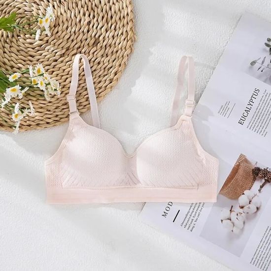 Soutien Gorge Sans Couture Adolescente Fille Sport Bretelles Réglable Douce 10-12ans