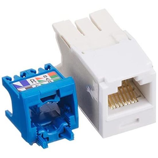 Prise RJ45 PANDUIT Catégorie-6A - Blanc - CJ6X88TGWH - Cdiscount Bricolage