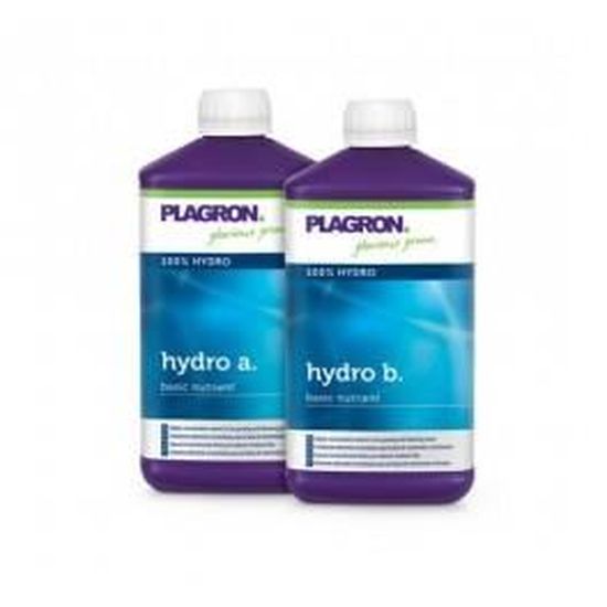 Engrais HYDRO A+B 1L - PLAGRON - Nutrition Minérale Pour Culture Hydroponique - Croissance Et Floraison