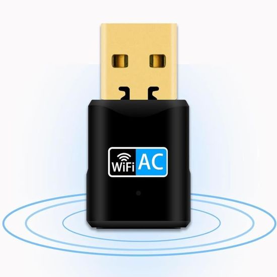 Adaptateur WiFi USB sans Fil 600Mbps Clé WiFi Double Bande Carte De