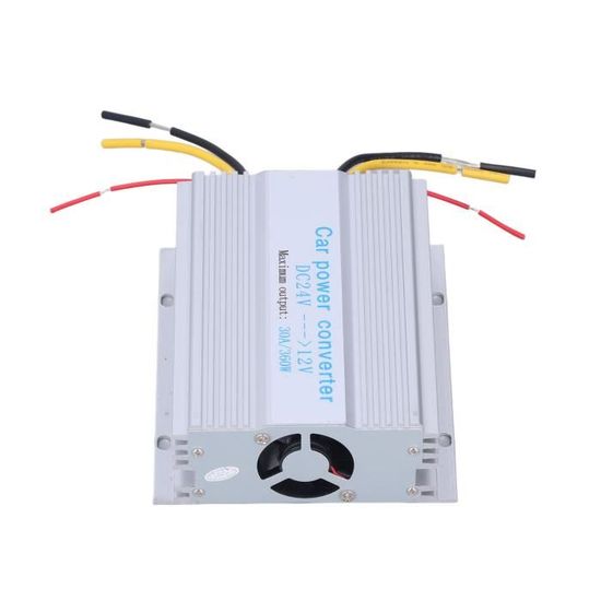 Convertisseur 24V Vers 14V 20A – Alimentation DC/DC Pour Talkie-walkie Voiture, Entrée 18-40V, Sortie 13.8V