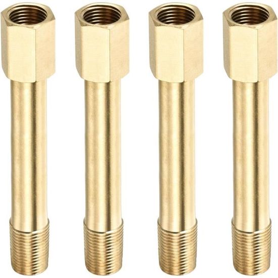 Raccords Filetés G1/8 à Tête Hexagonale Interne - Lot De 6 - Mâle Avec Joint - Neuf - Origine Chine
