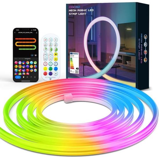 Bande Lumineuse LED RVB PC, Bande LED Magnétique 15,7 Pouces, Avec En-têtes LED RVB 5 V