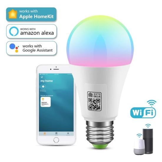 AMPOULE LED,E27TuyaLampe LED connectée Tuya Smart LifeApple Homekit