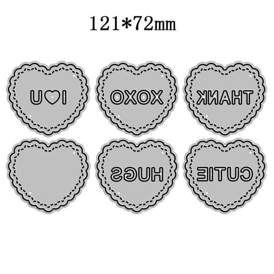 Kit Matrices Découpe En Métal Polyvalentes Loisirs Créatifs