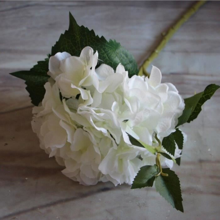 Grande Haute Qualité hortensias Fleurs De Soie Artificielle Mariage Décoration Maison 28 cm 