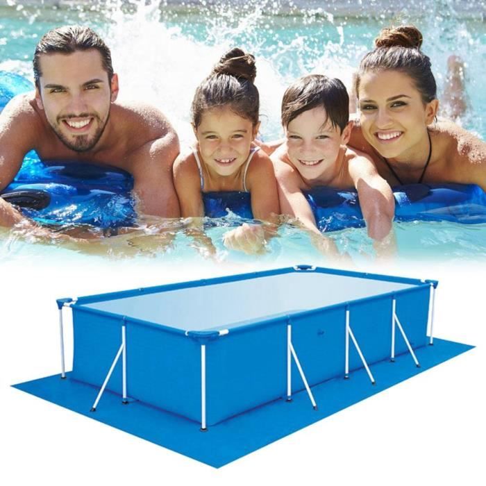 Tapis de sol Flowclear pour piscine rectangulaire Splash Frame, 4,45 m x 2,44 m