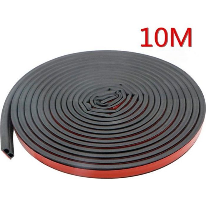 10M Bande Caoutchouc Protection Protège Bord Joint Portière Porte Pr Voiture