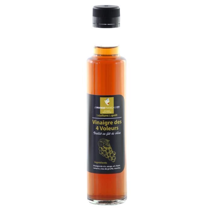 Vinaigre des 4 voleurs 100 % Artisanal - Fabriqué en France